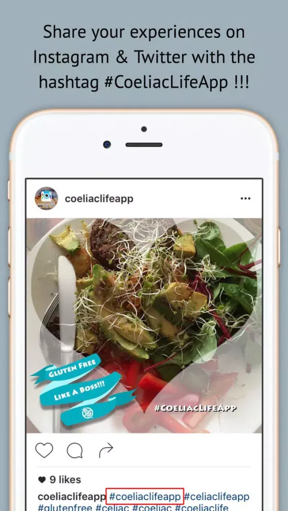 Ảnh chụp màn hình của Coeliac Life