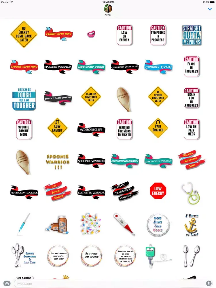 Captures d'écran de SpooniEmoji Stickers iPad 