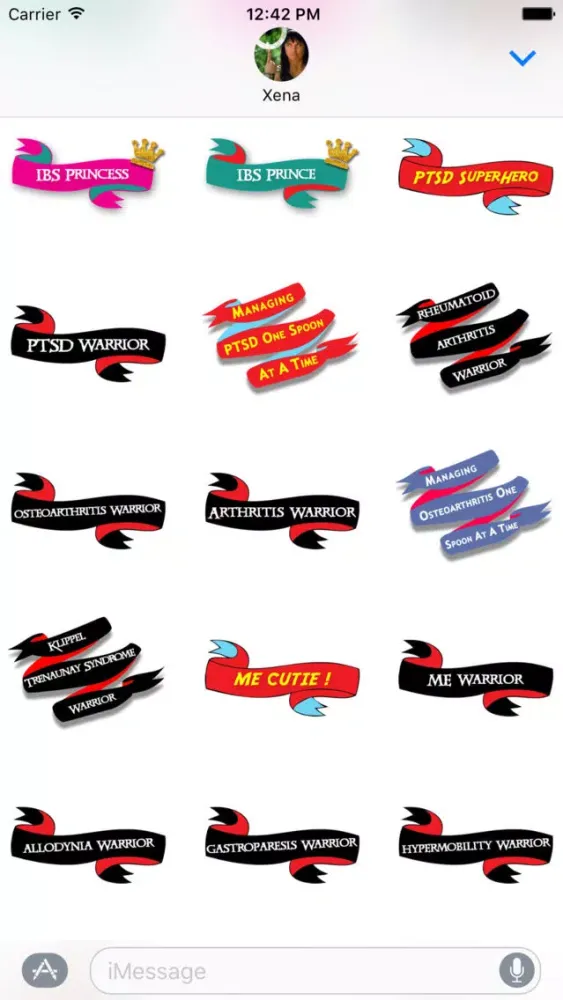 Captures d'écran de SpooniEmoji Stickers