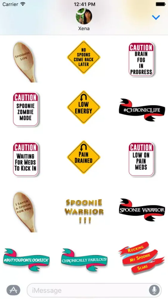 Captures d'écran de SpooniEmoji Stickers