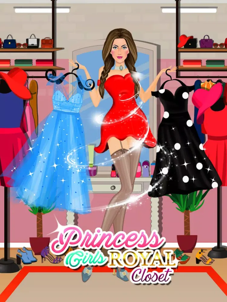 Ảnh chụp màn hình của Princess Girls - Royal Closet iPad 