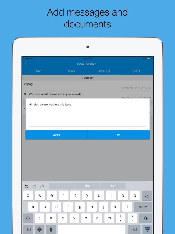 INBISCO IRIS iPad  Screenshots