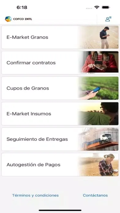 COFCO INTL. Arg. Mobile Screenshots
