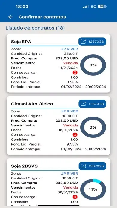 COFCO INTL. Arg. Mobile Screenshots