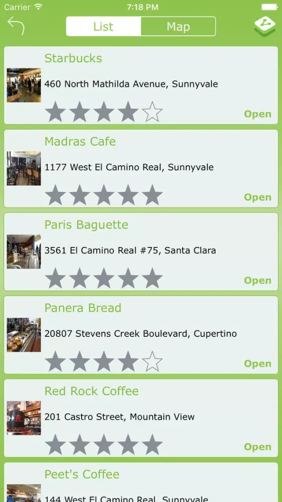 Captures d'écran de Coffee Cafe Finder : Nearest Coffee Cafe