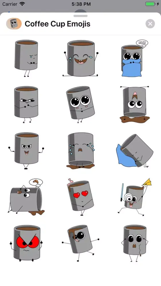 Coffee Cup Emojis Screenshots