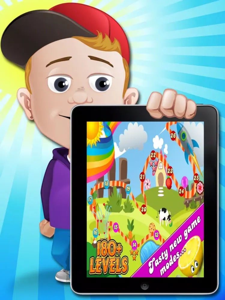 Capturas de tela do 200 Levels - sweet candy fun 糖果 iPad 
