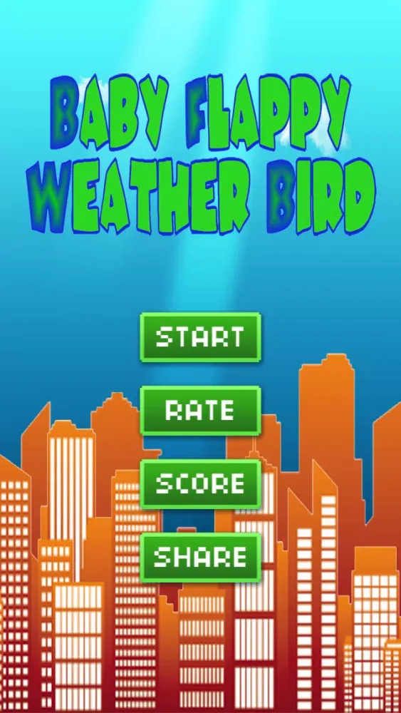 Capturas de pantalla de Baby Flappy Weather Bird FREE - An addicting cute birds game for kids