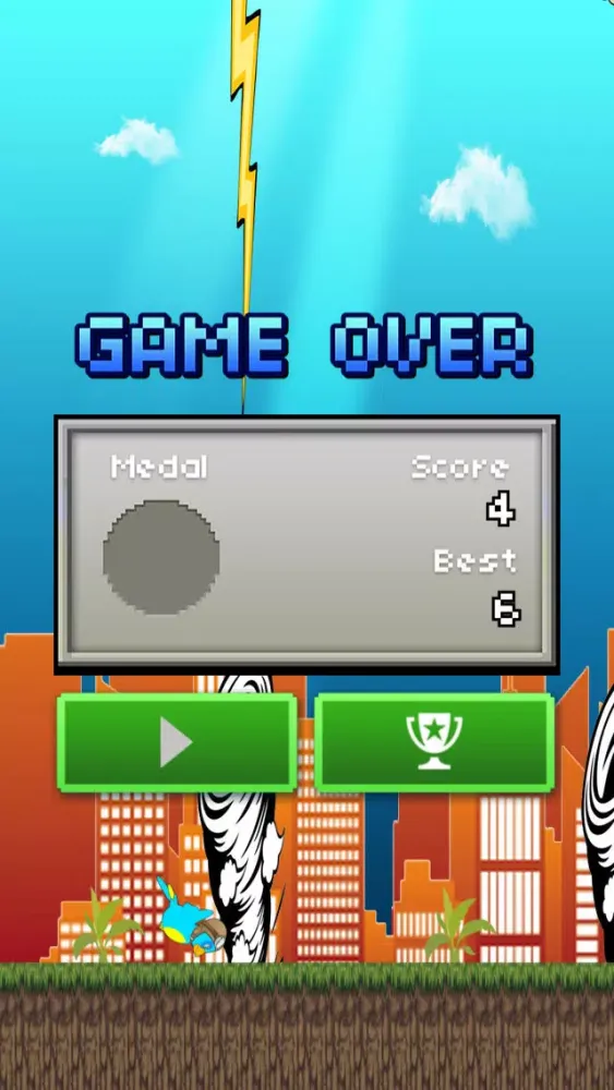 Capturas de pantalla de Baby Flappy Weather Bird FREE - An addicting cute birds game for kids