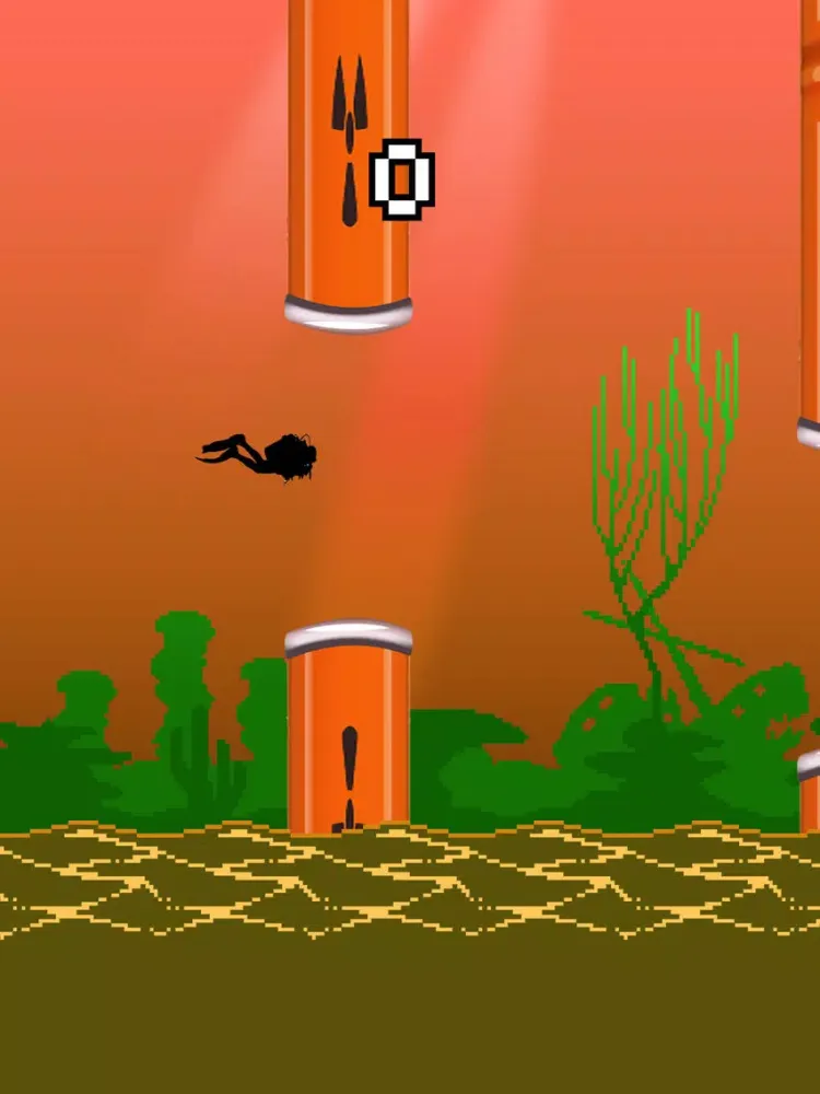 Flappy Amazon Waters HD - Top Free underwater fly game iPad  スクリーンショット