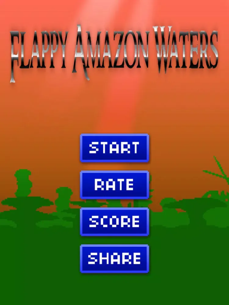 Flappy Amazon Waters HD - Top Free underwater fly game iPad  スクリーンショット