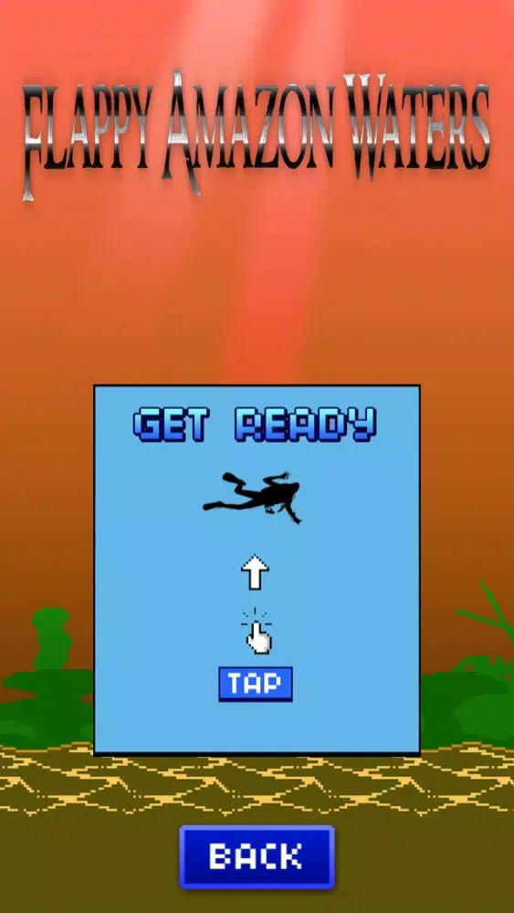 Flappy Amazon Waters HD - Top Free underwater fly game スクリーンショット