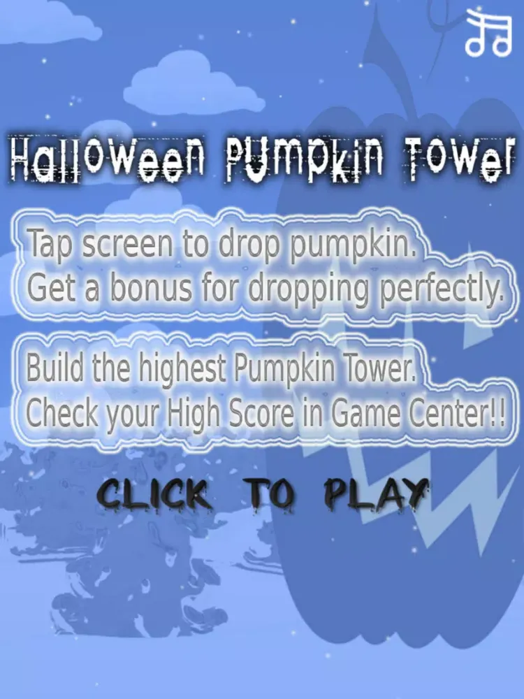 Halloween Pumpkin Tower iPad 应用截图