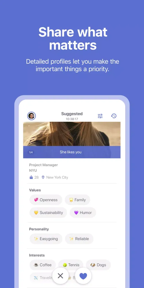 Capturas de pantalla de Coffee Meets Bagel