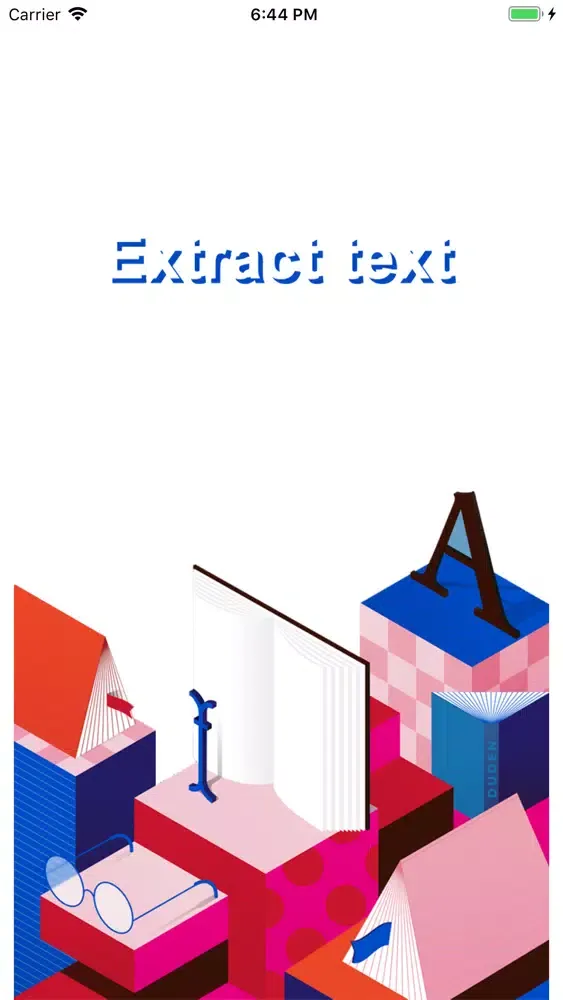 Extract text應用截圖
