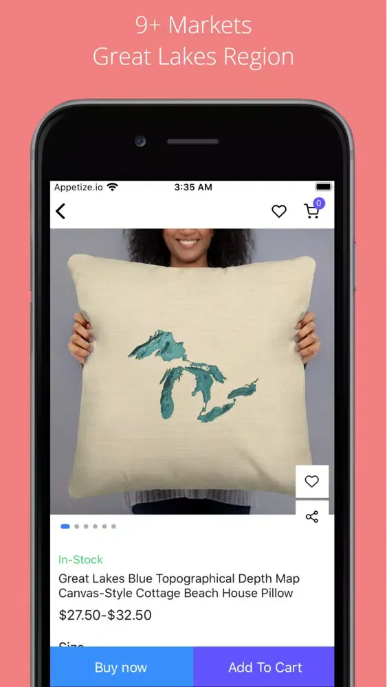 Capturas de tela do Great Lakes Made Market