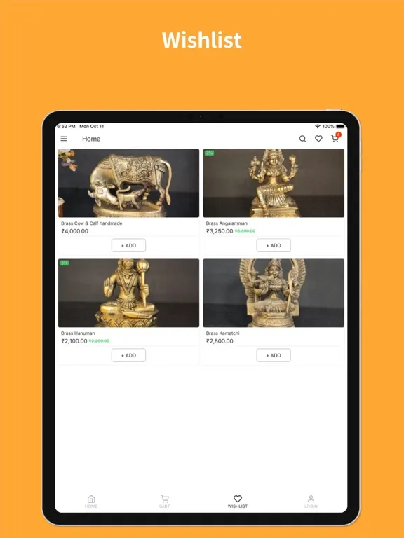 Hindu Devotional Store iPad  स्क्रीनशॉट