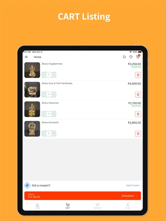 Hindu Devotional Store iPad  स्क्रीनशॉट