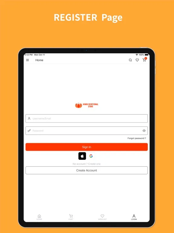 Hindu Devotional Store iPad  स्क्रीनशॉट