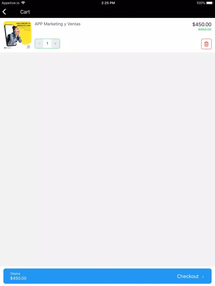 Tangkapan layar Motivador Innato iPad 