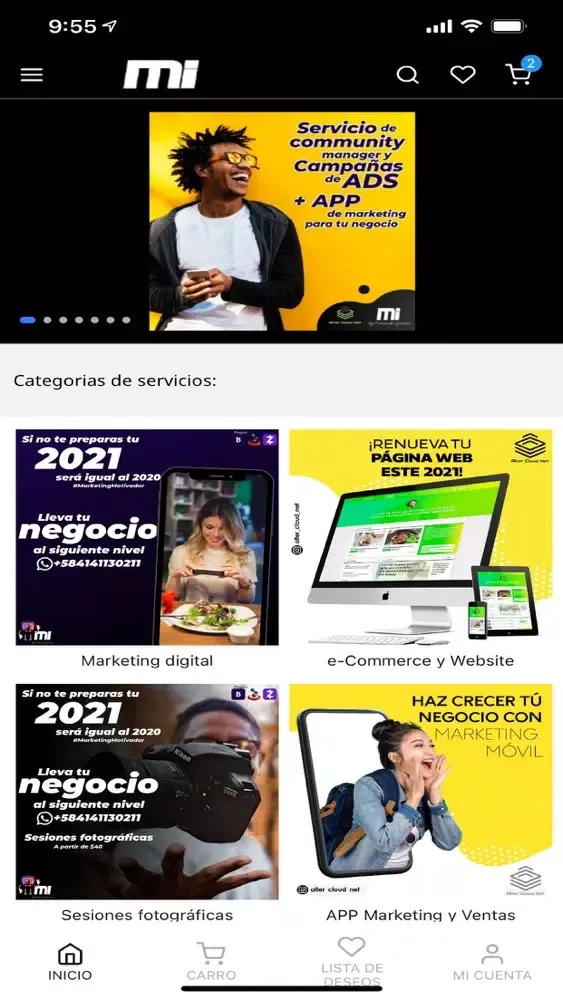 Tangkapan layar Motivador Innato