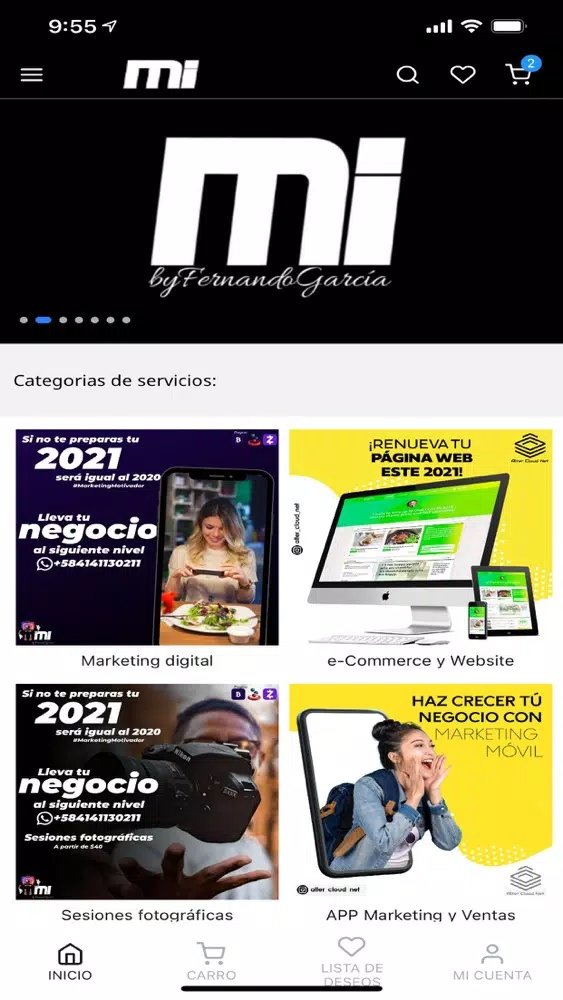 Tangkapan layar Motivador Innato