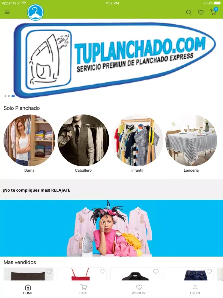 تصاویر Tu Planchado iPad 