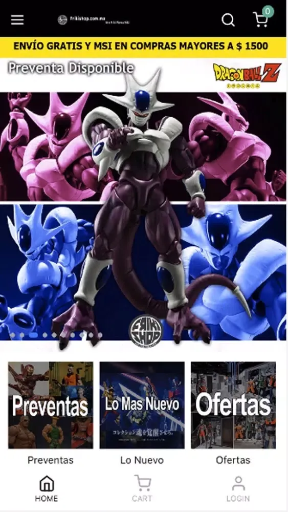 Capturas de pantalla de FrikiShop