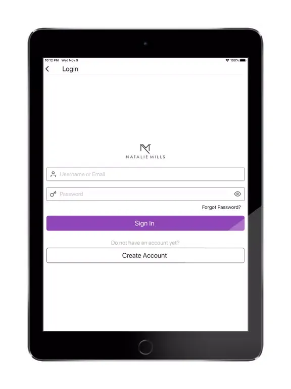 Natalie Mills iPad  스크린샷