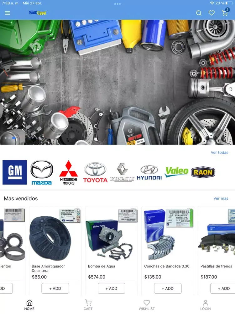 FastCars iPad  Screenshots