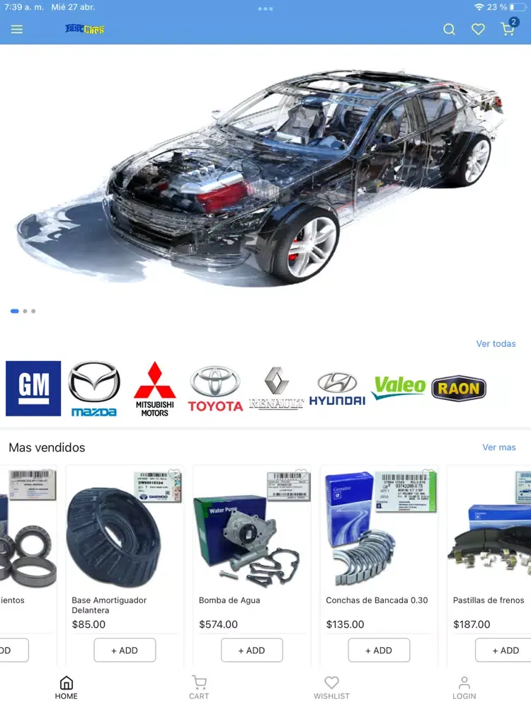 FastCars iPad  Screenshots