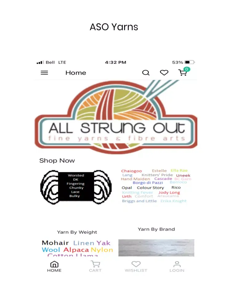 ASO Yarns iPad  स्क्रीनशॉट