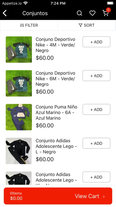 Zrzuty ekranu IverShop