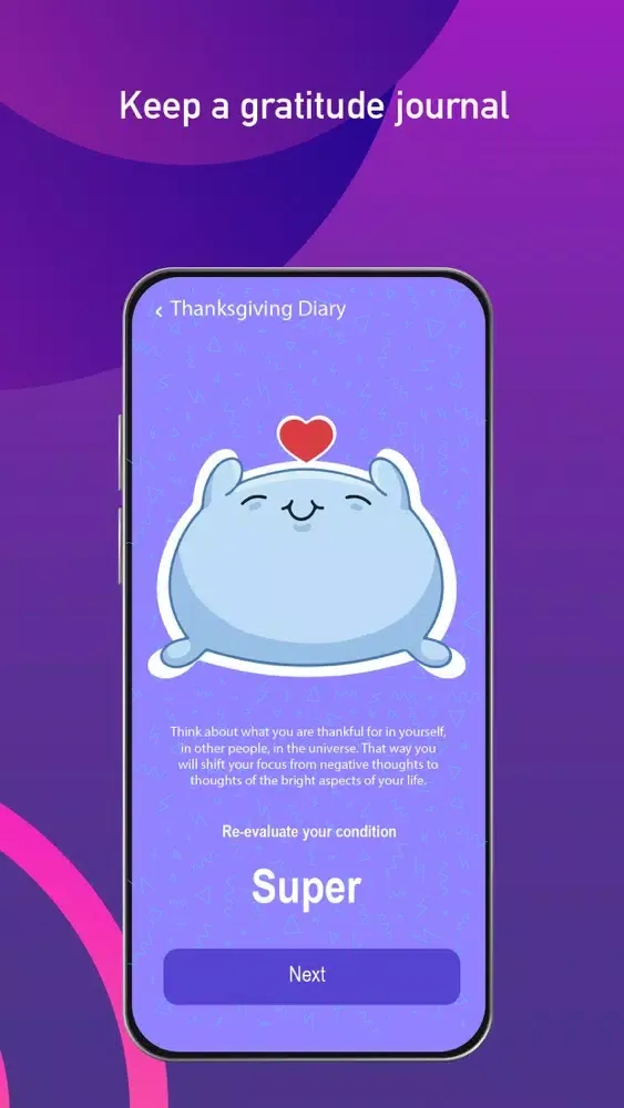 Captures d'écran de Mental Health Diary