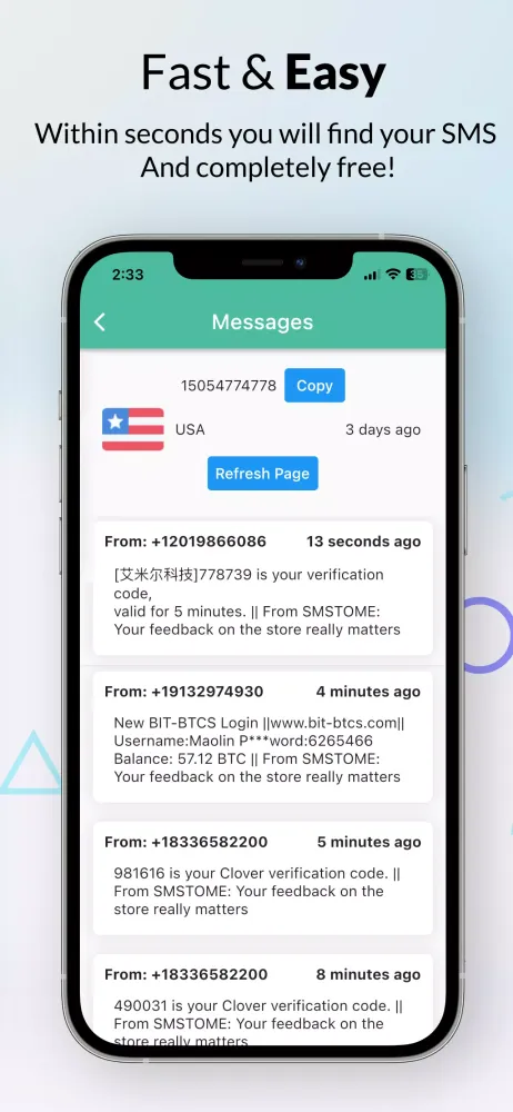 Receive SMS Online应用截图