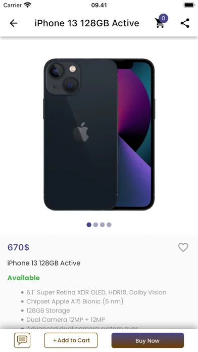 Tangkapan skrin Najem Starcall