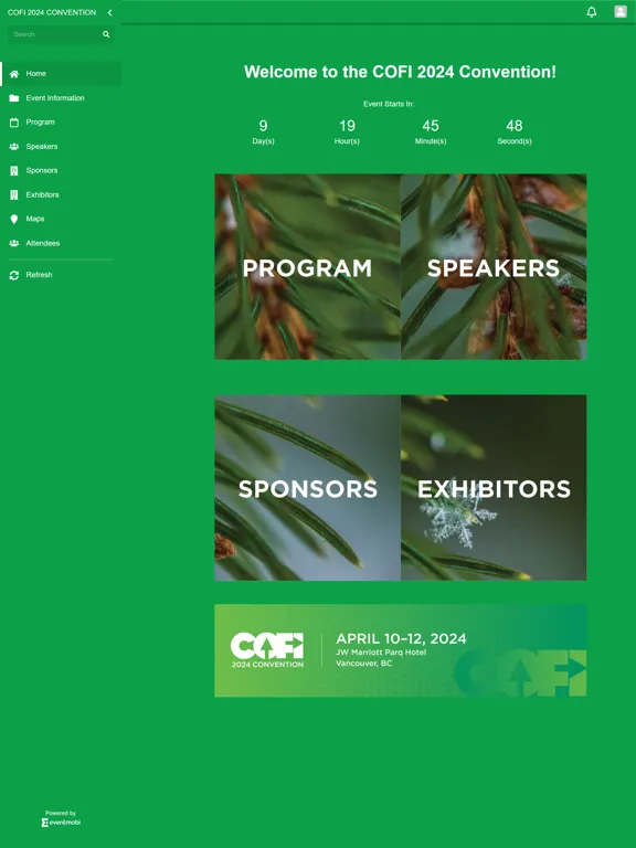 Скриншоты COFI 2024 Convention iPad 