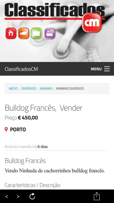 Captures d'écran de Classificados CM