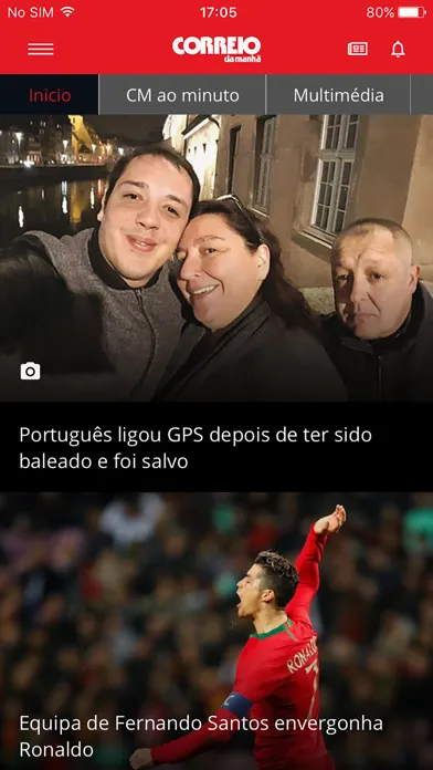 Screenshot di CM Jornal