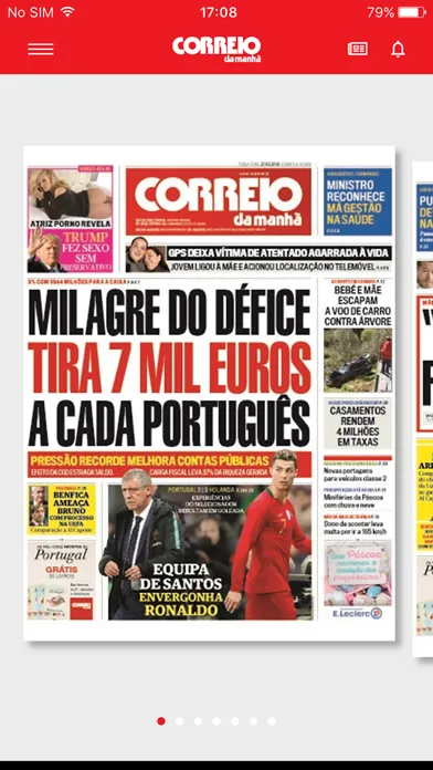 Screenshot di CM Jornal