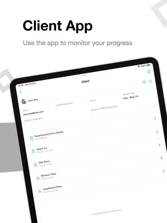 GFIT - Online Transformation iPad 應用截圖