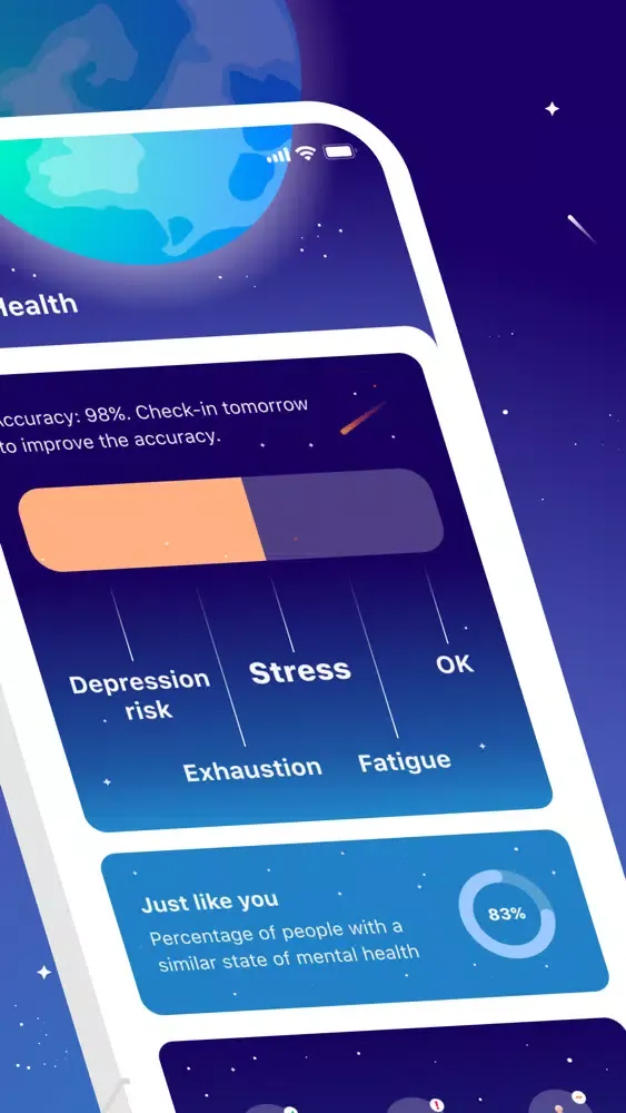 Capturas de tela do Aiki - stress test & self care
