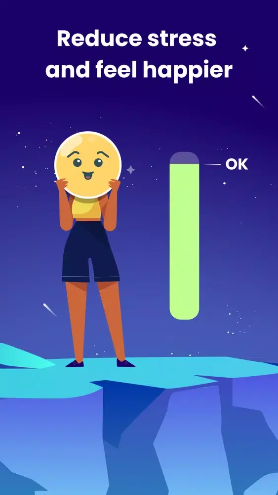 Capturas de tela do Aiki - stress test & self care