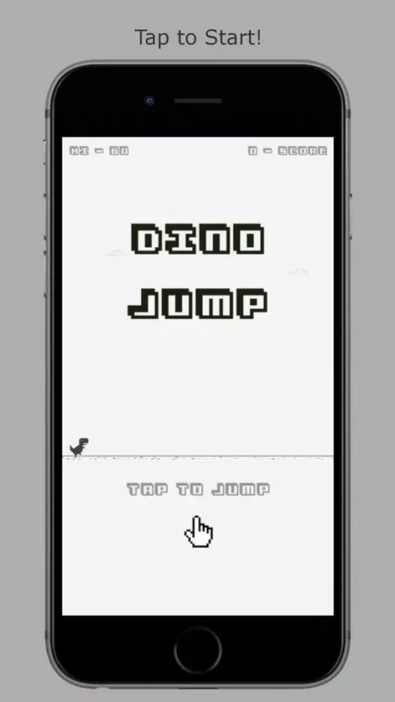 Zrzuty ekranu Dino Jump Chrome