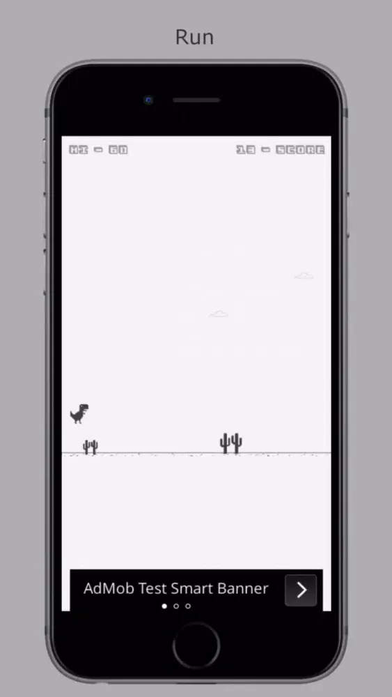Zrzuty ekranu Dino Jump Chrome