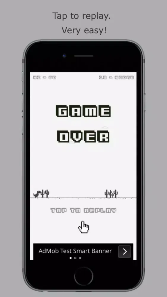 Zrzuty ekranu Dino Jump Chrome