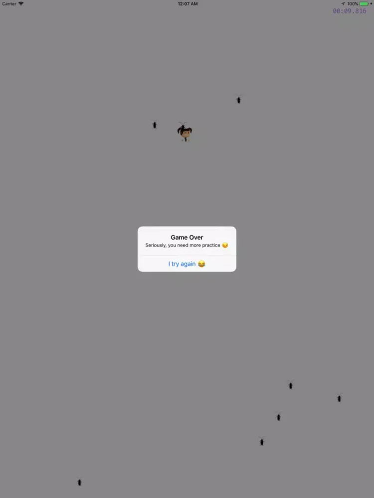 Girl and Cockroach iPad  スクリーンショット