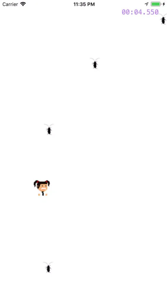 Girl and Cockroach スクリーンショット