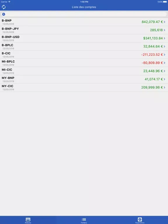 Tangkapan skrin Cogima Banques iPad 