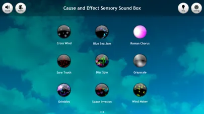 ภาพหน้าจอของ Sensory Sound Box